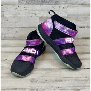 AND1 Blindside Galaxy Youth Boy's Basketball Shoes Colorful Size 4